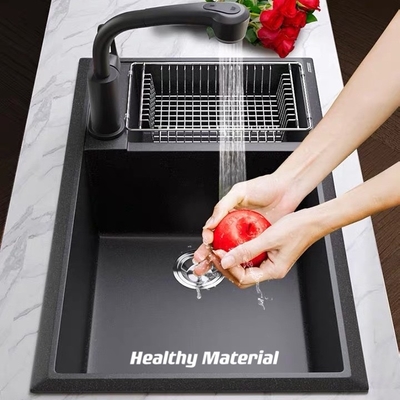 Les éviers de cuisine d'acier inoxydable d'Undermount doublent les cuvettes profondes de 220mm