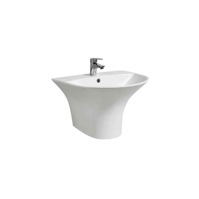 Demi mur Hung Wash Basin de piédestal de bassin d'évier sanitaire en céramique de haute qualité d'articles
