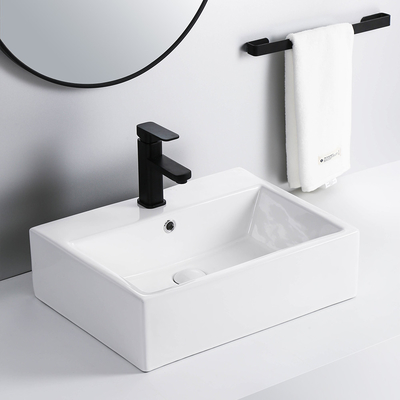 Bassin de main en céramique de petite taille de lavage de salle de bains de nouvelle conception Art Basin