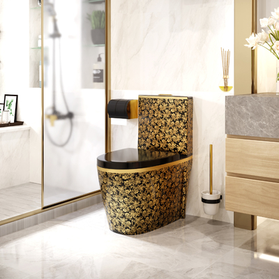 dégrossissage de 300mm 400mm dans le double flux d'articles sanitaires d'une seule pièce de toilette