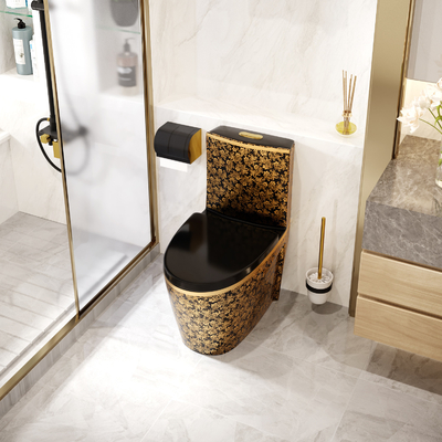 dégrossissage de 300mm 400mm dans le double flux d'articles sanitaires d'une seule pièce de toilette