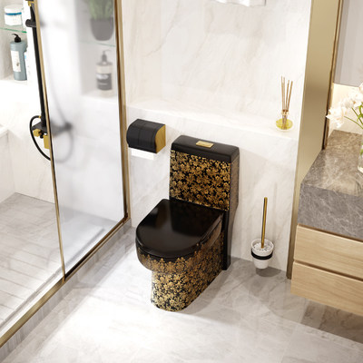 3L au plancher 6L flux superbe de remous de toilette de taille de confort de 1 morceau