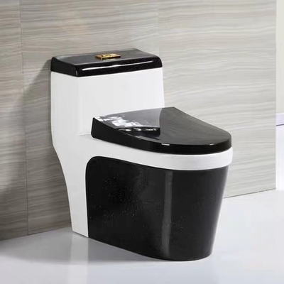 Toilette d'une seule pièce moderne sanitaire Colore vert-bleu rouge de 3L 6L Siphonic