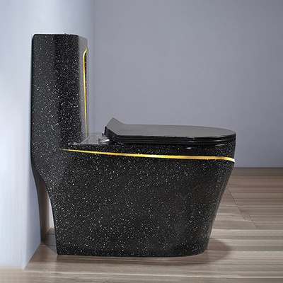 Double structure d'une seule pièce de rinçage de cuvette des toilettes de carte de travail du débit unitaire 3L 6L