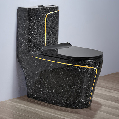 Double structure d'une seule pièce de rinçage de cuvette des toilettes de carte de travail du débit unitaire 3L 6L