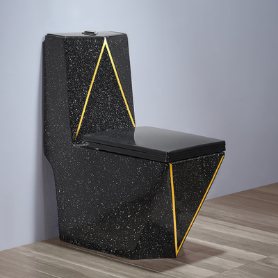 Double structure d'une seule pièce de rinçage de cuvette des toilettes de carte de travail du débit unitaire 3L 6L