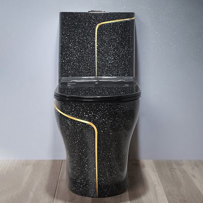Double structure d'une seule pièce de rinçage de cuvette des toilettes de carte de travail du débit unitaire 3L 6L