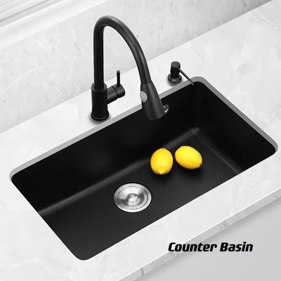 Modèle simple Design de l'évier de cuisine de la cuvette SS201 SS304 Undermount 3D