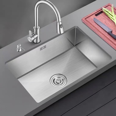bassin rectangulaire de cuisine de l'acier inoxydable 9L sous le contre- évier
