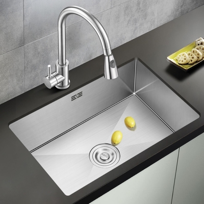 bassin rectangulaire de cuisine de l'acier inoxydable 9L sous le contre- évier