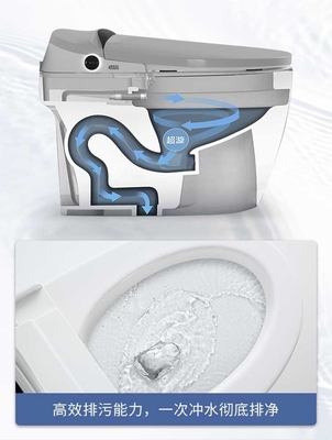 rinçage à télécommande de Siphonic de toilette futée au plancher de 3L 6L