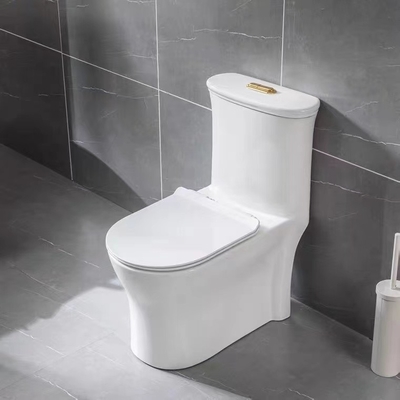 Suites de rinçage de salle de bains de gravité d'une seule pièce de toilette de Siphonic de piège de S