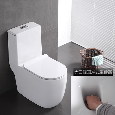La toilette d'une seule pièce de Siphonic de double lavage à grande eau affleurant modèle le piège du piège S de P