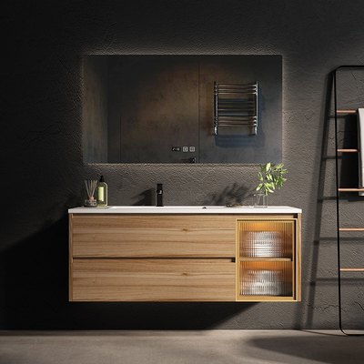 Cabinets de salle de bains en bois solides d'anti corrosion