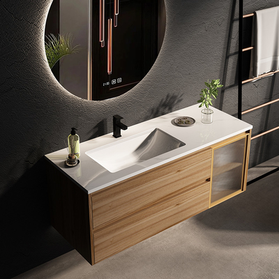 Cabinets de salle de bains en bois solides d'anti corrosion