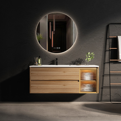 Cabinets de salle de bains en bois solides d'anti corrosion