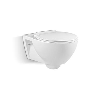 le siège des toilettes sans monture fixé au mur P de 3L 6L emprisonnent la couleur blanche en céramique