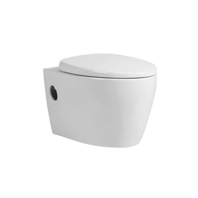 Mur en céramique sans couture lisse Hung Toilet Bowl Mix Pit espaçant 180mm