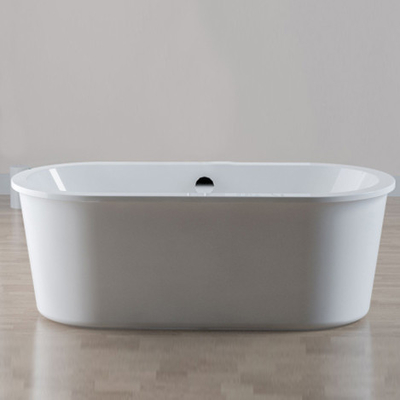 Pierre artificielle extérieure solide de baignoires debout libres ovales