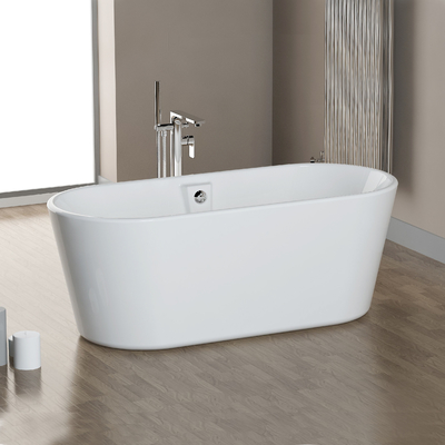 D'acrylique baquet ovale libre de tourbillon non pour le trempage de corps adulte