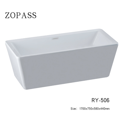Modèle libre Larger Space de la baignoire 3D de place acrylique durable