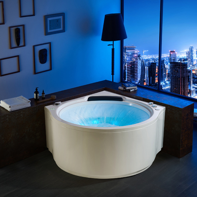 Forme ronde de trempage libre de couleur de baignoire de double tourbillon