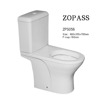 La place forment les articles sanitaires en deux pièces de double toilette au plancher affleurante