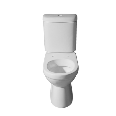 La fin blanche de lavage à grande eau a couplé le double flux de toilettes de piège en deux pièces de la carte de travail S