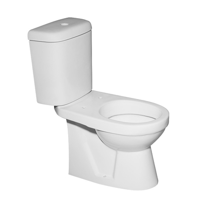 La fin blanche de lavage à grande eau a couplé le double flux de toilettes de piège en deux pièces de la carte de travail S