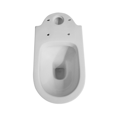 bidet blanc en deux pièces de salle de bains de carte de travail de toilette de débit unitaire de 3L 6L double