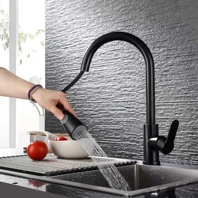 Retirez le robinet sanitaire de cuisine d'eau chaude et froide de robinet de 304 articles