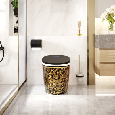 Le piège de S a prolongé le flux automatique futé de rendement élevé de toilette de 1 morceau