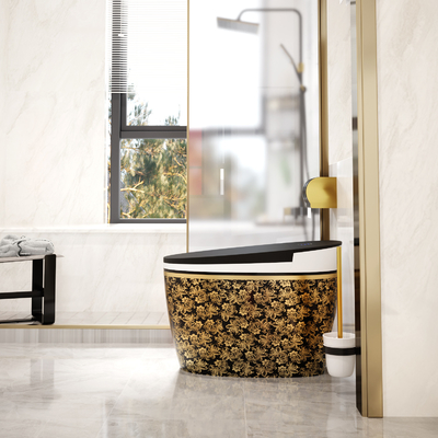 Le piège de S a prolongé le flux automatique futé de rendement élevé de toilette de 1 morceau
