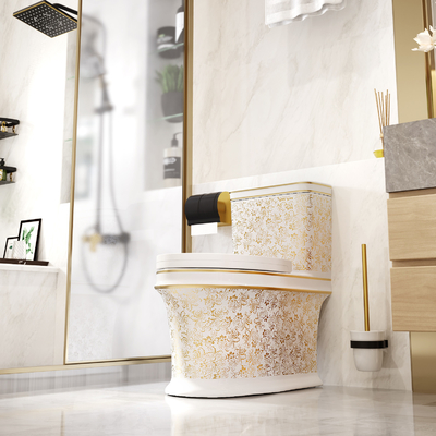 toilette d'une seule pièce de 630*350*730mm Siphonic