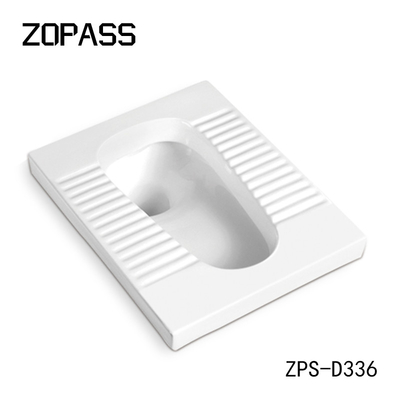 485X370X230mm Pan Convenient Gravity Flushing de accroupissement en céramique
