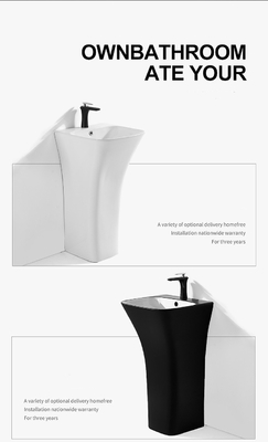 Lavabo debout libre sanitaire du bassin 12L d'articles de piédestal de salle de bains