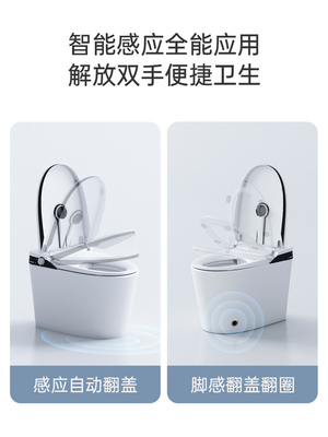 Siphon rinçant le lavage intelligent d'une seule pièce futé d'individu de toilette